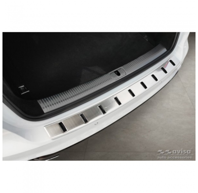 Protector de parachoques trasero de acero inoxidable para Audi A4 Avant B9 (incl. S-Line) 2015-2019 y Facelift 2019- - 'STRONG E