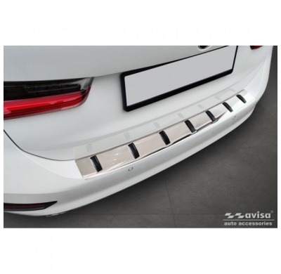 Protector de parachoques trasero de acero inoxidable apto para BMW Serie 3 (G21) Touring 2019-2022 'STRONG EDITION'