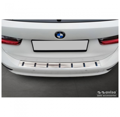 Protector de parachoques trasero de acero inoxidable apto para BMW Serie 3 (G21) Touring 2019-2022 'STRONG EDITION'