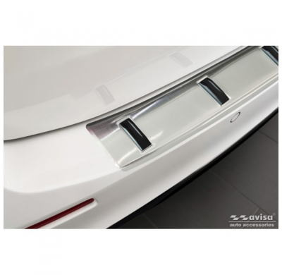 Protector de parachoques trasero de acero inoxidable apto para BMW Serie 5 G31 FL Touring 2020- excl. M-Sport 'EDICIÓN FUERTE'