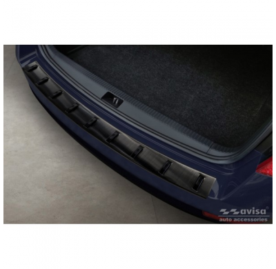 Protector de parachoques trasero de acero inoxidable negro para Skoda Octavia III Combi Facelift 2017-2020 'STRONG EDITION'