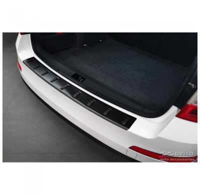 Protector de parachoques trasero de acero inoxidable negro adecuado para Skoda Octavia III 2013-2017 'STRONG EDITION'