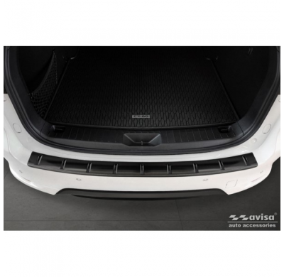 Protector de parachoques trasero de acero inoxidable negro apto para Mazda CX-60 (KH) 2022- 'STRONG EDITION'