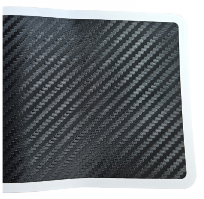 Lámina protectora de parachoques trasero a medida, para Peugeot 5008 II 2016-2024 - Efecto carbono