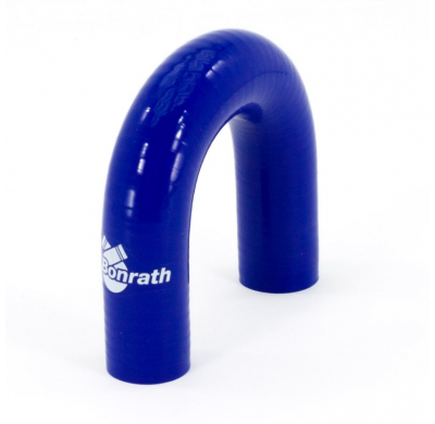 Bonrath Tuberia Silicona 180 Grados Elbow - Largo:50mm - ø28mm Bonrath