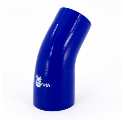 Bonrath Tuberia Silicona Reductora 45 Grados Elbow - Largo:50mm - ø76>57mm Bonrath