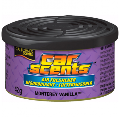 Ambientador California Scents - Vainilla Monterrey - Lata 42gr