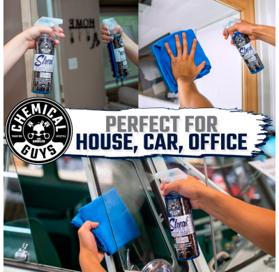 Limpiador de ventanas Chemical Guys sin marcas (473 ml)