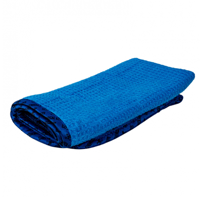 Toalla de microfibra para vidrio y ventanas Chemical Guys, con tejido gofrado, azul, 61 x 40 cm