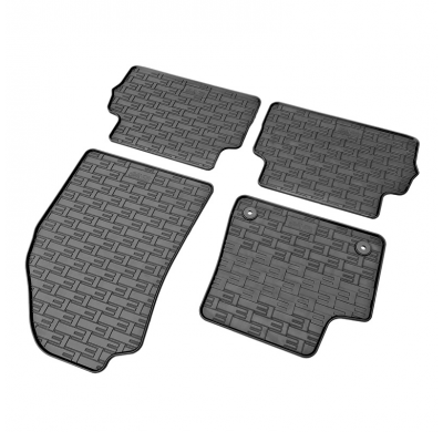 Juego de alfombrillas de goma CIKCAR para Citroën e-C3 IV (2024-) (4 piezas + sistema de fijación)
