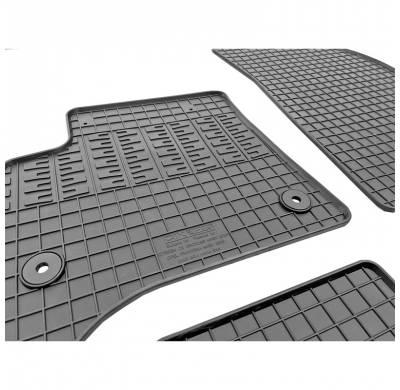 Juego de alfombrillas de goma CIKCAR compatibles con Opel Frontera / Citroën C3 Aircross 2024- (MHEV) (4 piezas + sistema de fij