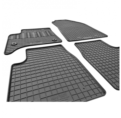 Juego de alfombrillas de goma CIKCAR compatibles con Opel Frontera / Citroën C3 Aircross 2024- (MHEV) (4 piezas + sistema de fij