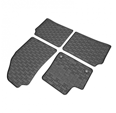 Juego de alfombrillas de goma CIKCAR compatibles con Opel Frontera / Citroën C3 Aircross 2024- (EV) (4 piezas + sistema de fijac