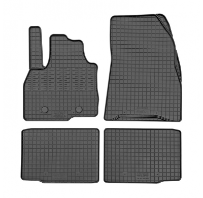 Juego de alfombrillas de goma CIKCAR compatibles con Dacia Bigster Mild Hybrid 2024- (4 piezas + sistema de fijación)