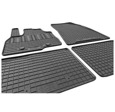 Juego de alfombrillas de goma CIKCAR compatibles con Dacia Bigster Mild Hybrid 2024- (4 piezas + sistema de fijación)