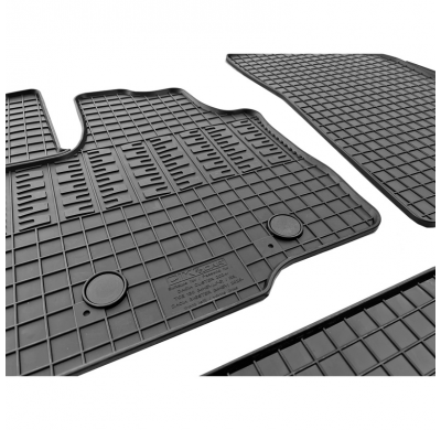 Juego de alfombrillas de goma CIKCAR compatibles con Dacia Bigster Mild Hybrid 2024- (4 piezas + sistema de fijación)