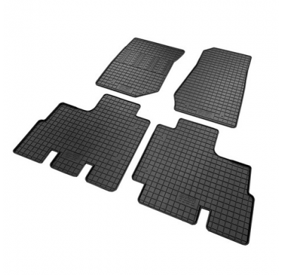 Juego De Alfombrillas De Goma Para Coche Apto Para Jeep Wrangler Iii (Jk) 2007-2018 (4 Piezas + Sistema De Fijación)