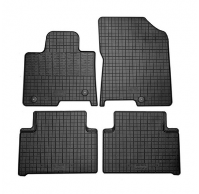Juego De Alfombrillas De Goma Para Coche Apto Para Kia Sorento Iv (Mq4) Hybrid 2020- (4 Piezas + Sistema De Fijación)