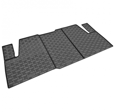 Juego de alfombrillas de goma CIKCAR compatibles con Maxus eDeliver 5 2024- (3 piezas + sistema de fijación)