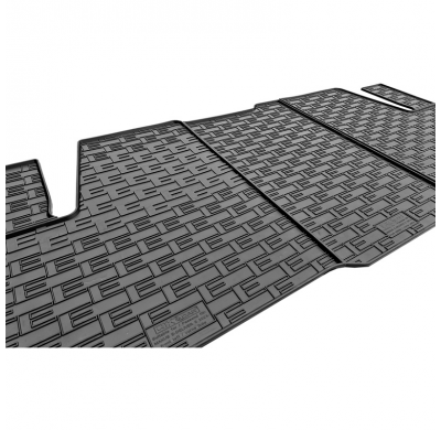 Juego de alfombrillas de goma CIKCAR compatibles con Maxus eDeliver 5 2024- (3 piezas + sistema de fijación)