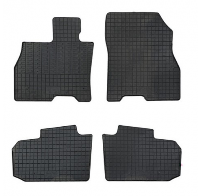 Alfombrillas De Goma Validas Para Nissan Leaf (Ze0) 2010-2017 (4-Piezas + Fixing System)