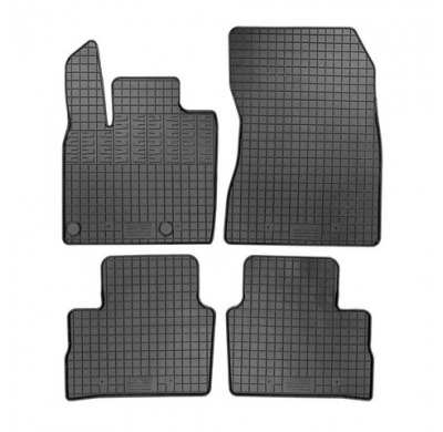 Juego De Alfombrillas De Goma Para Coche Apto Para Nissan Qashqai Iii (J12) 2021- (4 Piezas + Sistema De Fijación)