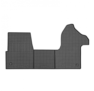 Juego de alfombrillas de goma CIKCAR para Renault Master IV (2024) y Nissan Interstar (2024) (3 piezas + sistema de fijación)