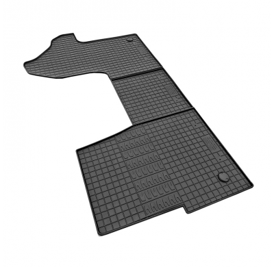Juego de alfombrillas de goma CIKCAR para Renault Master IV (2024) y Nissan Interstar (2024) (3 piezas + sistema de fijación)