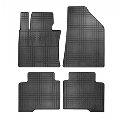Juego De Alfombrillas De Goma Para Coche Apto Para Ssangyong Korando (C300) 2019- (4 Piezas + Sistema De Fijación)