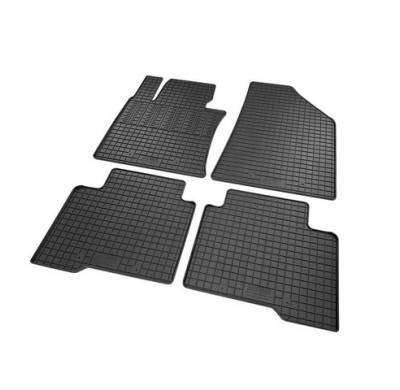 Juego De Alfombrillas De Goma Para Coche Apto Para Ssangyong Korando (C300) 2019- (4 Piezas + Sistema De Fijación)