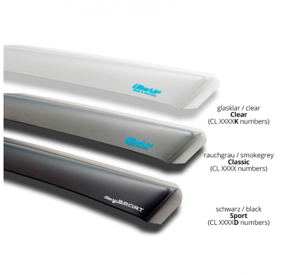 Derivabrisas delanteros ClimAir compatibles con Hyundai Inster (AX1) EV 2024-