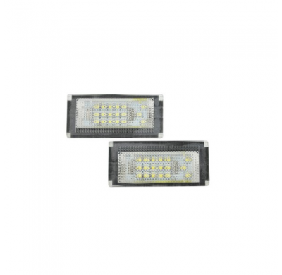 Set Custom-Fit Led License Plate Lights - Mini One/Cooper/S/Cabrio R50/R52/R53 2001-2006