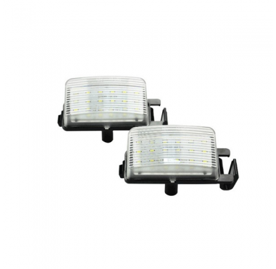 Set Custom-Fit Led License Plate Lights - Nissan 350z/370z/Cube/Gt-R & Infiniti G35/G37