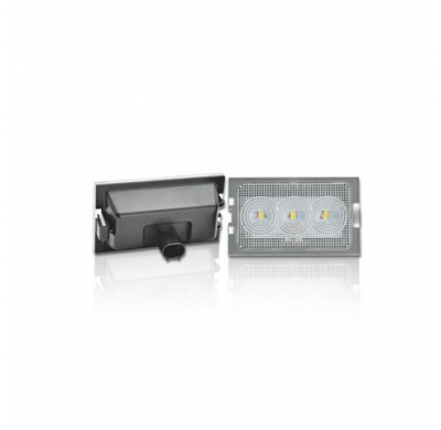 Set Custom-Fit Led License Plate Lights - Land Rover Discovery 3+4/Freelander 2 & Range Rover Sport