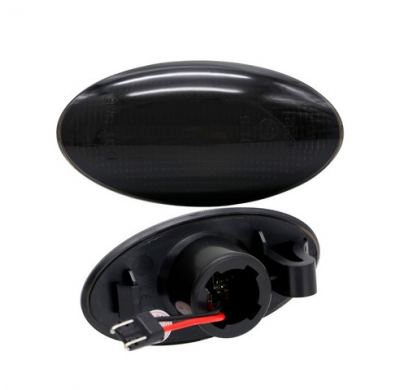 Juego De Intermitentes Laterales Led - Adecuados Para Suzuki/Opel/Fiat Varios - Humo - Incl. Luz De Marcha Dinámica