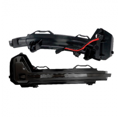 Juego De Intermitentes Led Para Espejos Laterales - Apto Para Volkswagen Tiguan Ii 2016- & Tiguan Allspace 2017- - Humo - Incl.