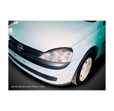 Pestañas de faro Opel Corsa C 2000-2006 (ABS)
