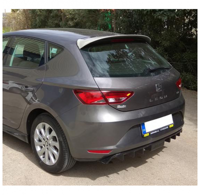 Difusor De Paragolpes Trasero Seat Leon 5f 5-Doors 2013- (Abs)
