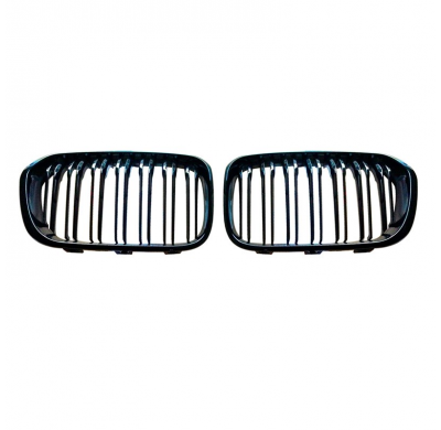 Parrilla Deportiva Negro Brillante Bmw 1-Serie F20/F21 Lci 2015- 'M-Style'