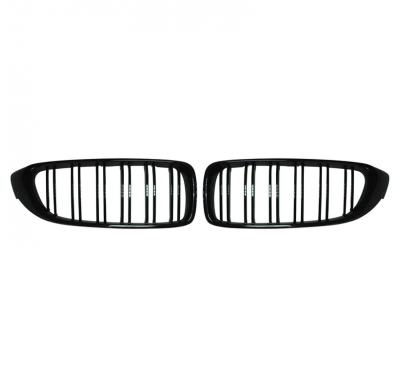 Parrilla Deportiva Negro Brillante Bmw 4-Serie F32/F33 2014-2016 & M3 F80 & M4 F82 'M-Style'