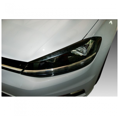 Pestañas faros delanteros Volkswagen Golf VII Facelift 2017- (ABS)