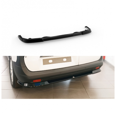 Faldón de parachoques trasero para Ford Transit Courier (B460) 2023- (ABS negro brillante)