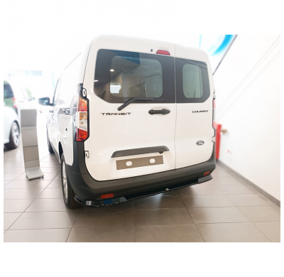 Faldón de parachoques trasero para Ford Transit Courier (B460) 2023- (ABS negro brillante)
