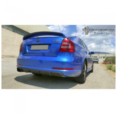 Faldón De Paragolpes Trasero (Difusor) Valido Para Skoda Octavia Ii Rs Sedan/Kombi 2004-2008 (Abs)