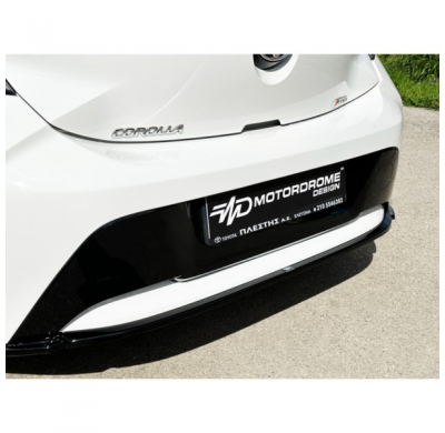Faldón de parachoques trasero (Difusor) apto para Toyota Corolla Hatchback (E21) 2019- (ABS negro brillante)