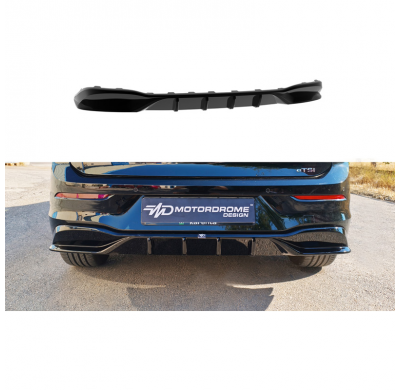 Faldón de parachoques trasero Motordrome (difusor) compatible con Volkswagen Golf VIII 2020- incl. Facelift (ABS)