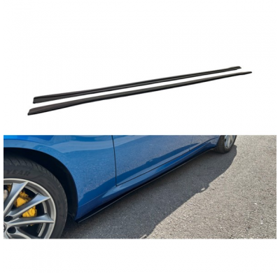 Conjunto faldones laterales apto para Alfa Romeo Giulia 2015- (ABS negro brillante)