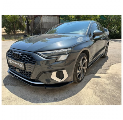Set faldones laterales apto para Audi A3 (8Y) 2020- (ABS negro brillante)