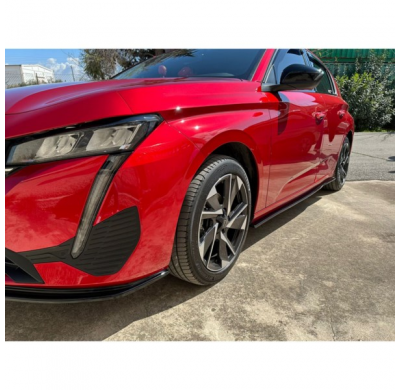 Juego de difusores laterales aptos para Peugeot 308 III HB & SW 2021- (ABS negro brillo)