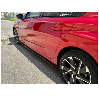 Juego de difusores laterales aptos para Peugeot 308 III HB & SW 2021- (ABS negro brillo)